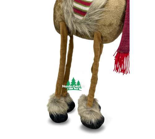 Декоративный олень новогодний с телескопическими ногами до 60 см