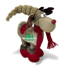 Декоративный олень новогодний с телескопическими ногами до 60 см