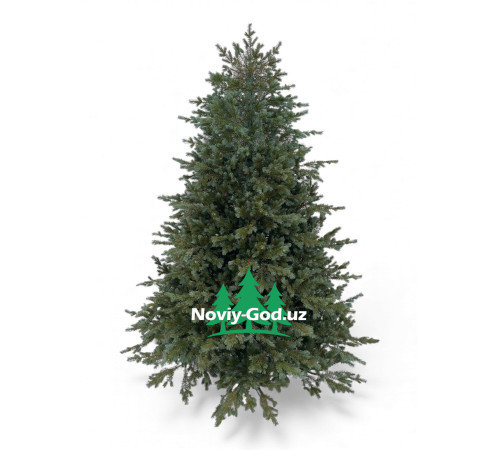 Искусственная новогодняя елка "Голубая ель", размер - 180-300см. Гелиевая, литая. Премиум класс.