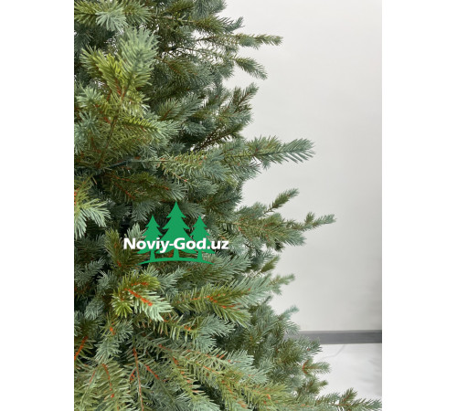 Искусственная новогодняя елка "Голубая ель", размер - 180-300см. Гелиевая, литая. Премиум класс.