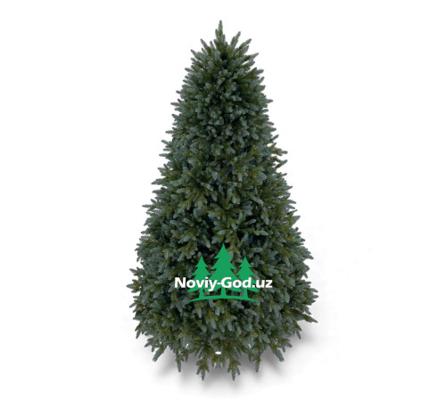 Искусственная новогодняя елка "Сапфировая ель". Гелиевая, литая. Премиум класс. Размер - 180-300 см.