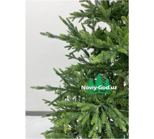 Искусственная новогодняя елка "Лесная в горшке", размер - 150-210см. В горшке с встроенной гирляндой.