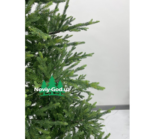 Искусственная новогодняя елка "Лесная в горшке", размер - 150-210см. В горшке с встроенной гирляндой.