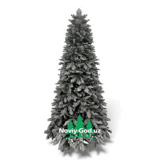 Искусственная новогодняя елка "Арктическая ель", размер - 180-240см. С встроенной гирляндой. Гелиевая, литая.